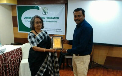 Appreciation for Our Services by Chennai Counselors’ Foundation