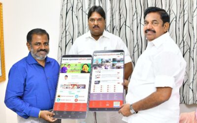 Tamil Nadu CM, Mr. E. Palaniswamy unveiled two websites developed by JB Soft System