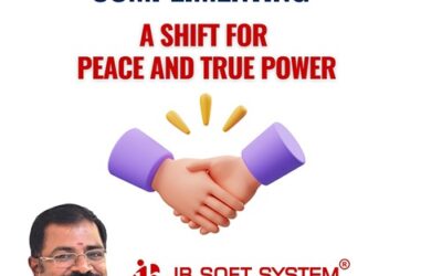 From Competing to Complimenting: A Shift for Peace and True Power by J Sampath, Founder and CEO of JB Soft System
