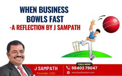 When Business Bowls Fast: A Reflection by J Sampath, Founder – JB Soft System